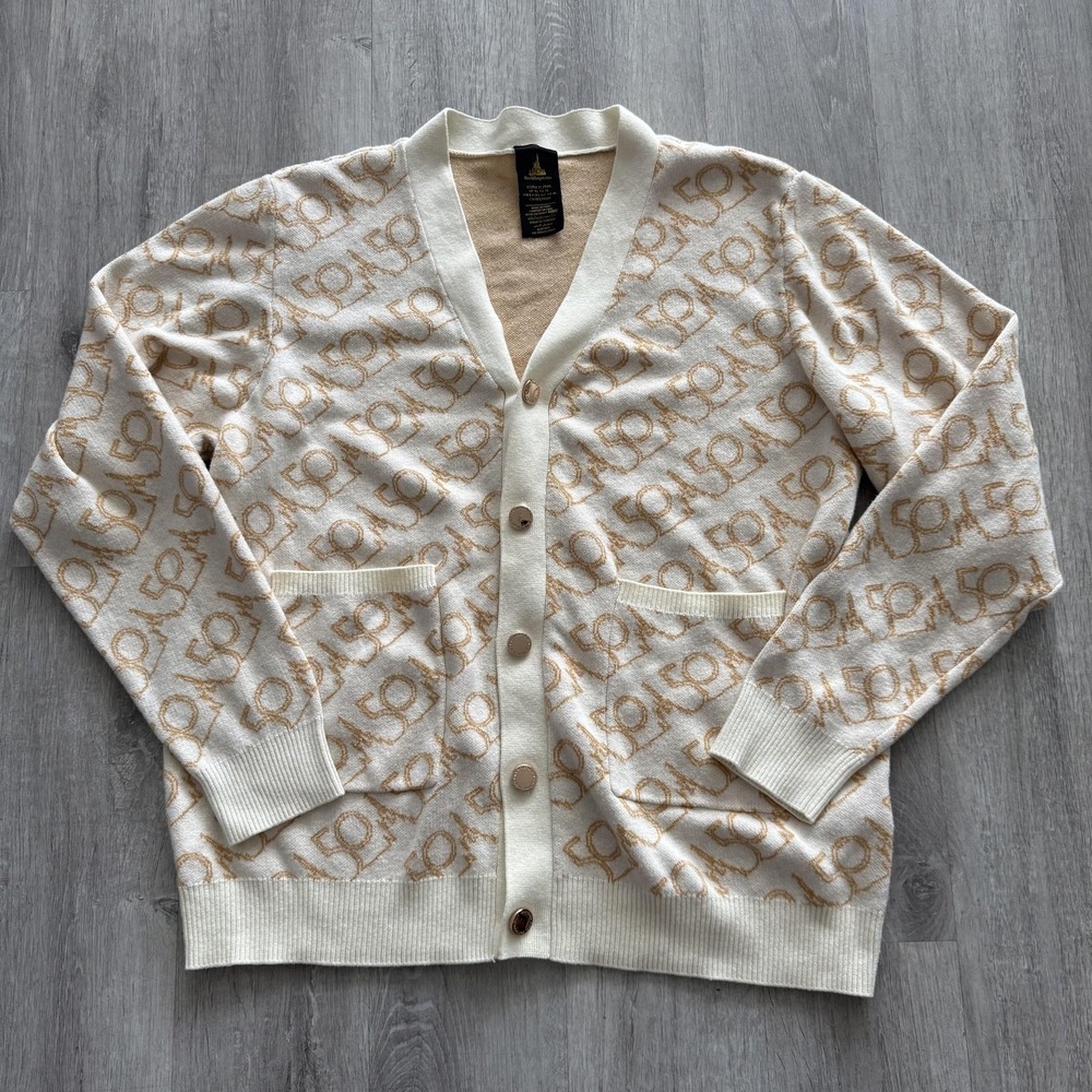 Walt Disney World Sweater Size XL Cinderella 50th Anniversary Cardigan Knit